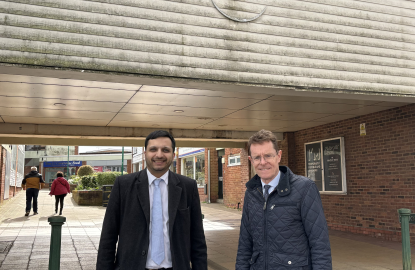 Saqib Bhatti MP and Andy Street, Mayor of the West Midlands 