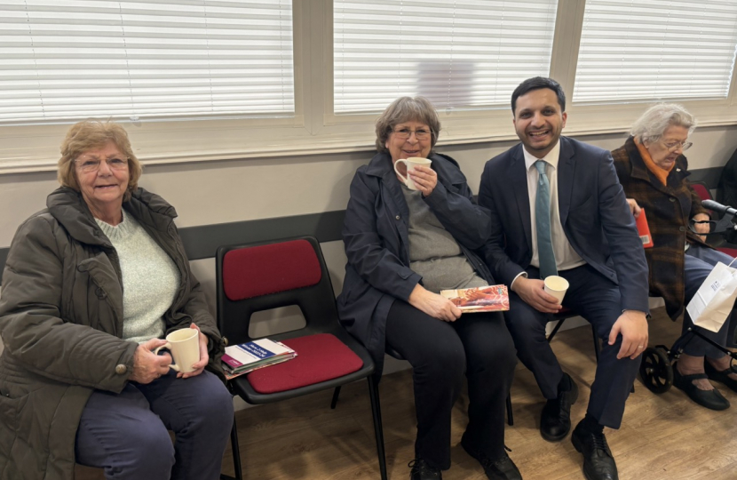 Saqib Bhatti at the Pensioners Fair 