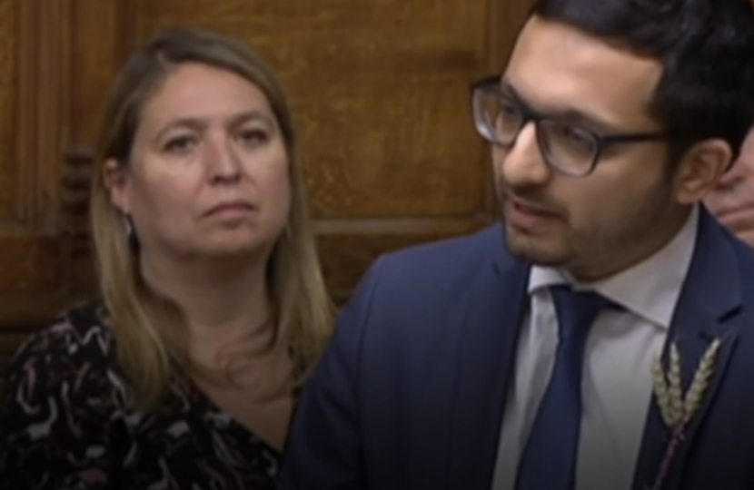 Saqib Bhatti MP speaking in the Chamber 