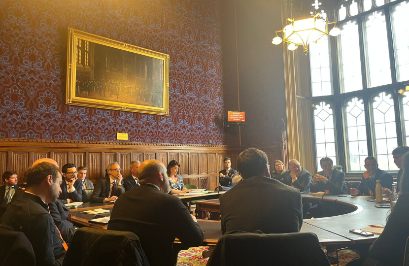 The Roundtable taking place in Parliament 