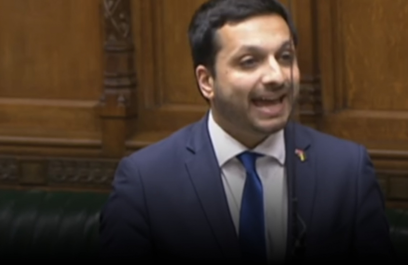 Saqib Bhatti MP presenting the petition in Parliament 