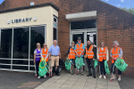 Saqib with Balsall Common Litter Pickers