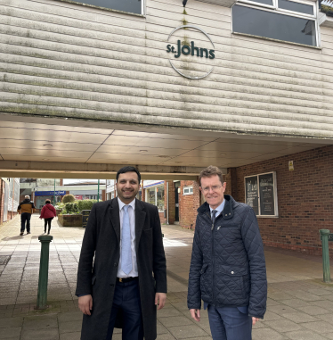 Saqib Bhatti MP and Andy Street, Mayor of the West Midlands 