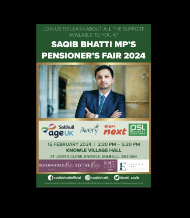 Saqib Bhatti's Pensioners Fair 