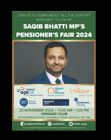 Pensioner's Fair flier 