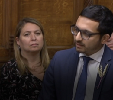 Saqib Bhatti MP speaking in the Chamber 