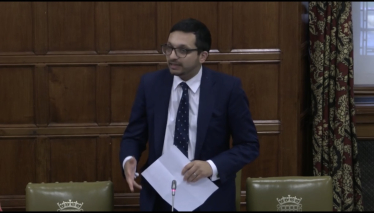 Saqib Bhatti MP in Parliament 